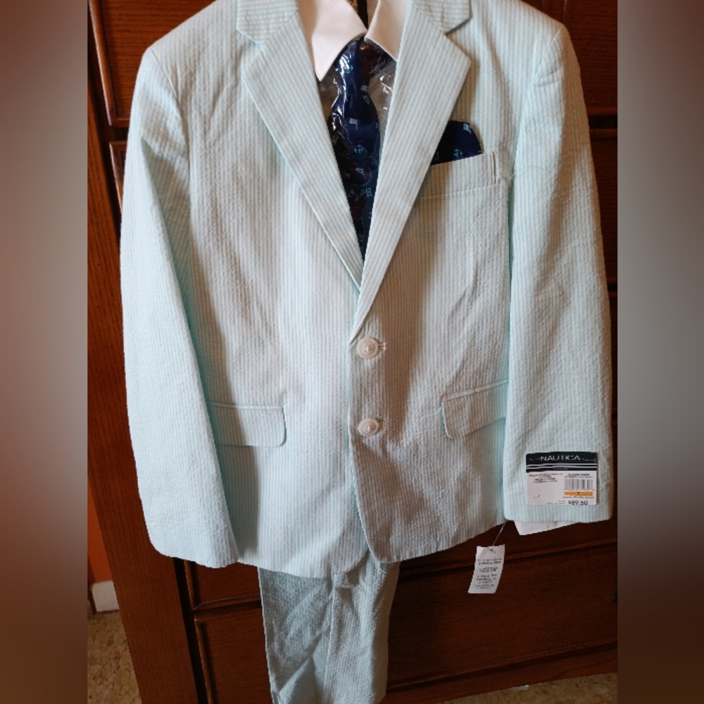 4 piece boys suit.